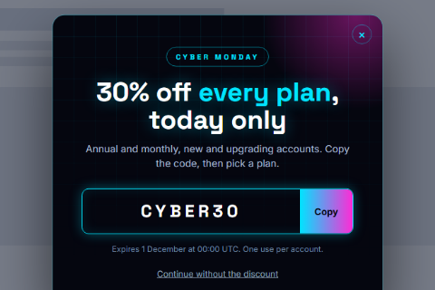 Coupon preset