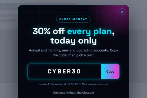 Coupon preset